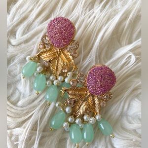 Earrings Pakistani Indian jewelry eid collection